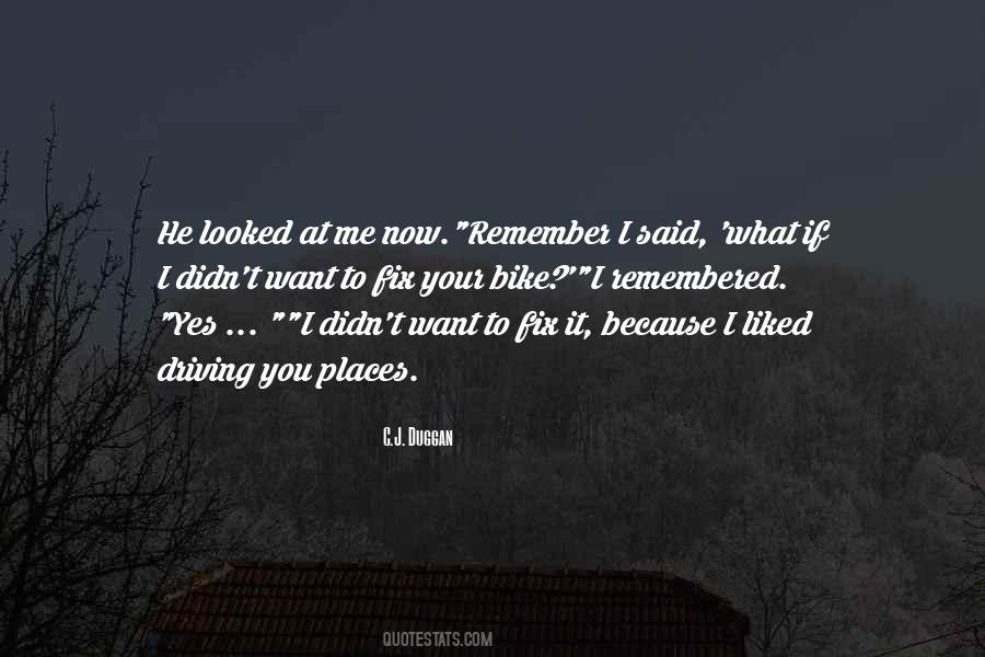 Places To Remember Quotes #1206449