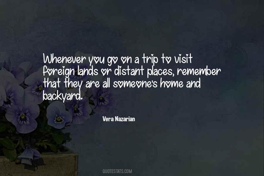 Places To Remember Quotes #27877