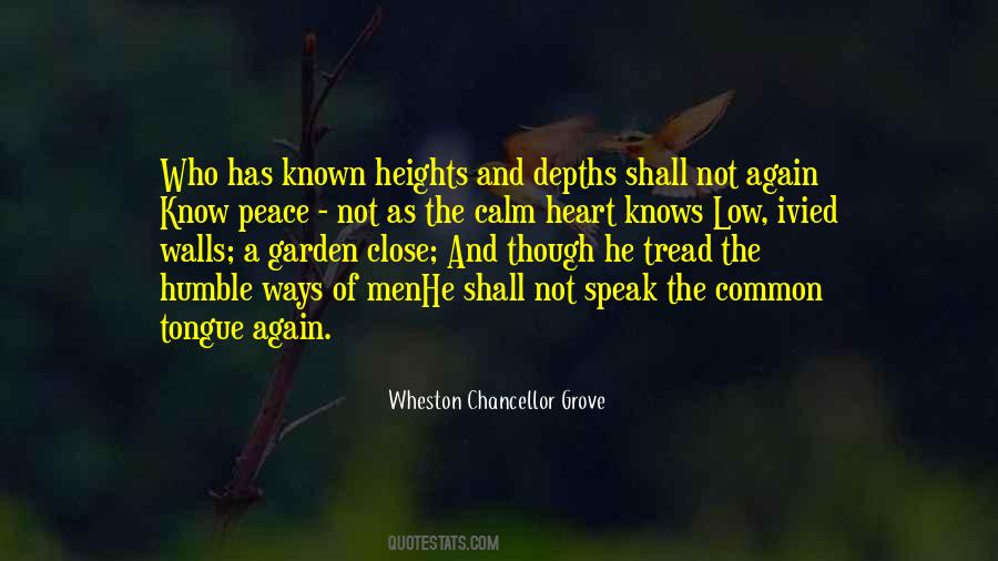 Peace In The Garden Quotes #223380