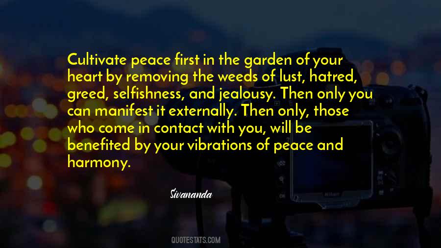 Peace In The Garden Quotes #593612