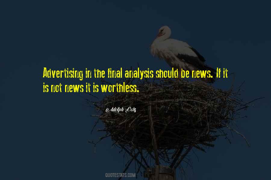 Final Analysis Quotes #368289