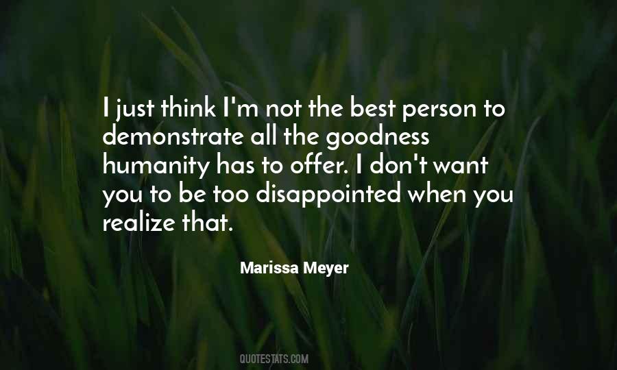 I Want To Be That Person Quotes #794369