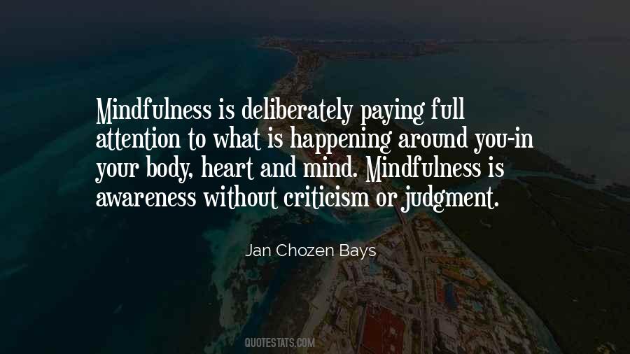 Heart Awareness Quotes #1710479