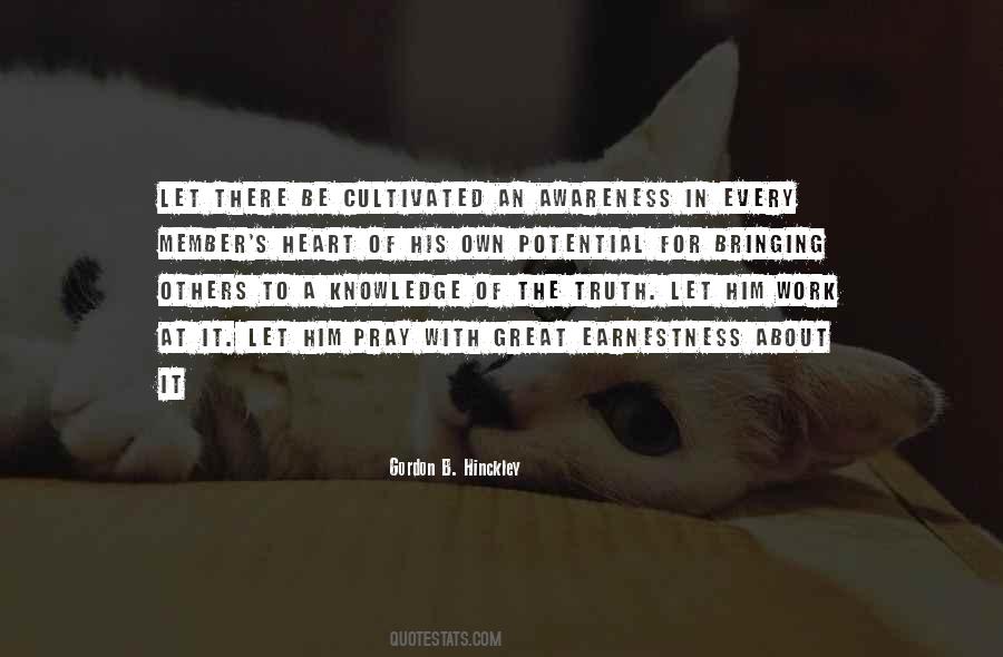Heart Awareness Quotes #1815507
