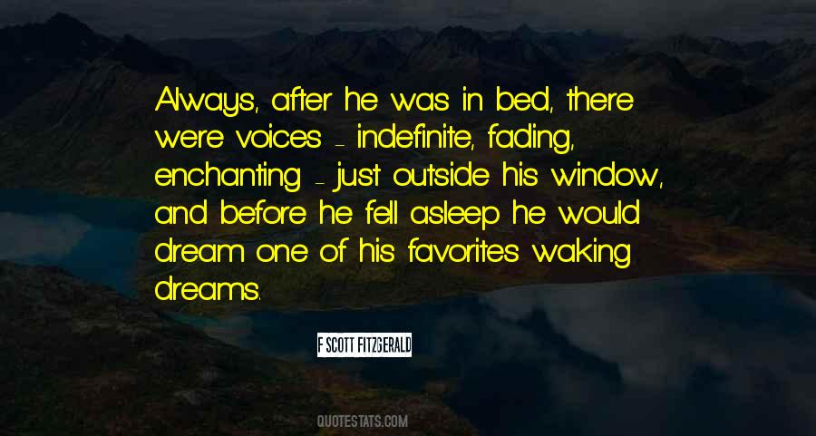 Fell Asleep Quotes #624719