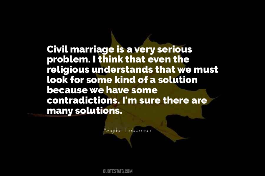 Civil Marriage Quotes #1721909