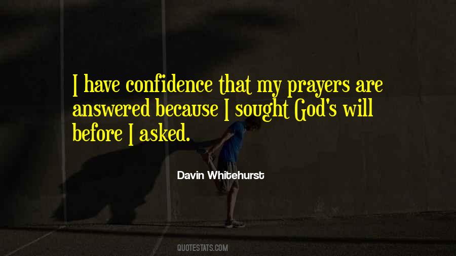Confidence Prayer Quotes #1664135