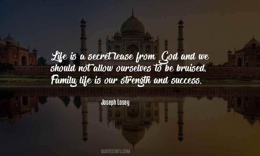 Family My Strength Quotes #472959