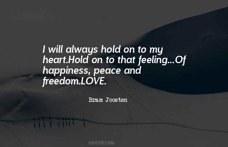 Happiness Peace Quotes #1068443