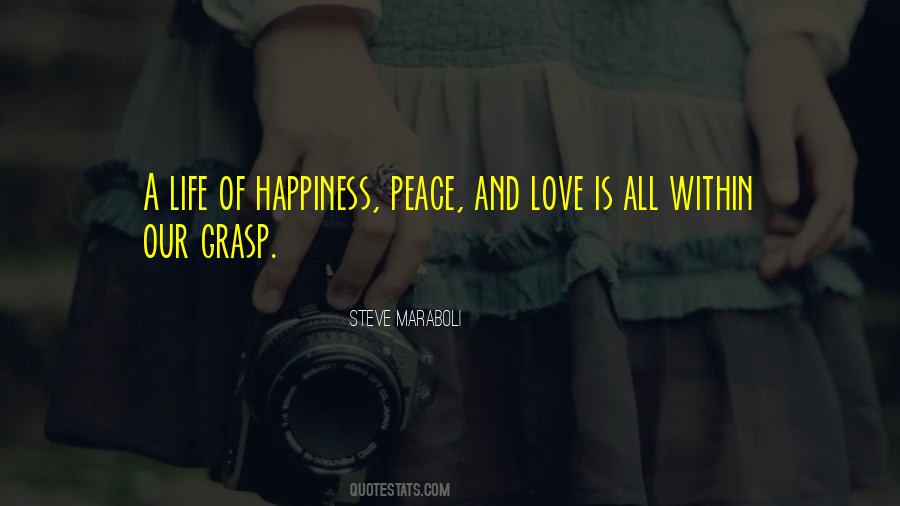 Happiness Peace Quotes #1090472