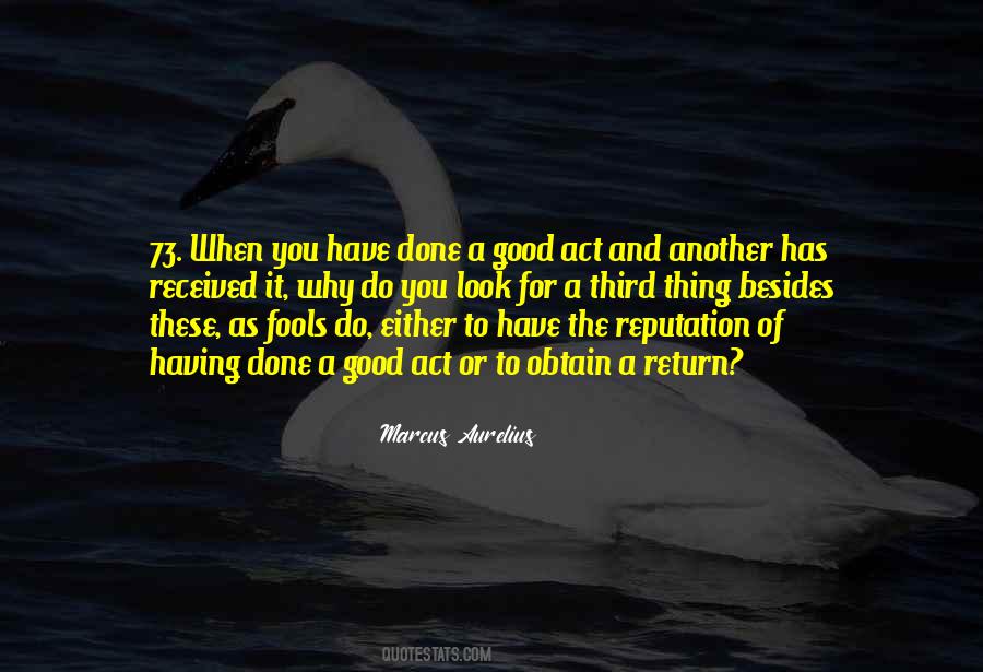 Return Of Good Quotes #1026736