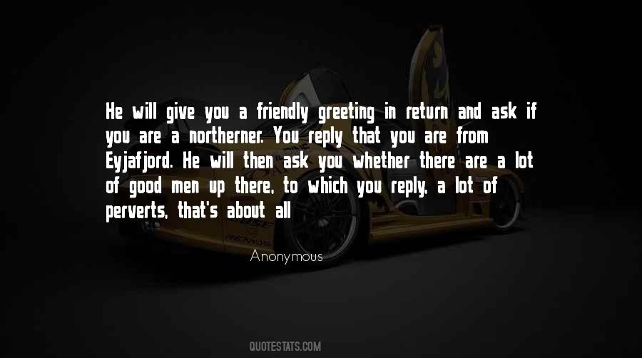 Return Of Good Quotes #1425085