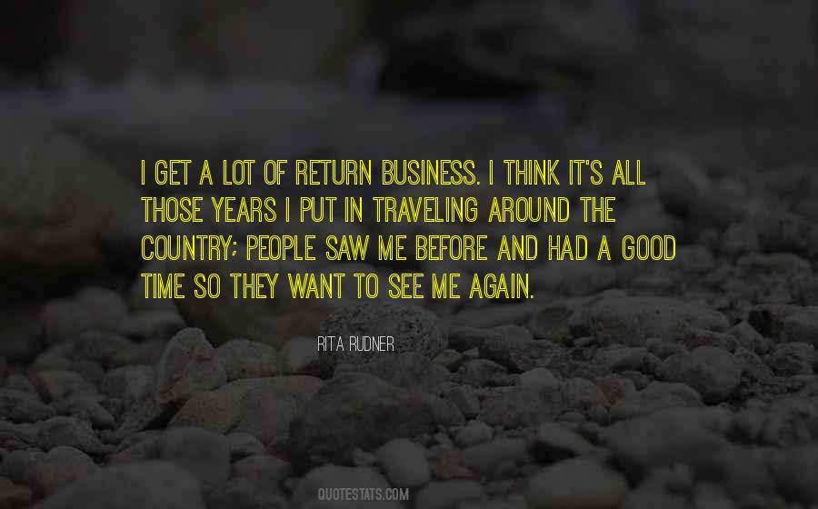 Return Of Good Quotes #925762