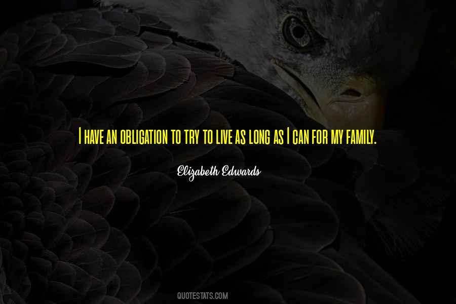 Family Obligation Quotes #1184481