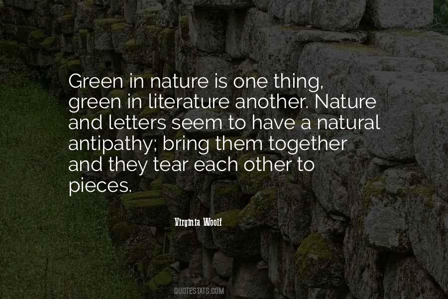 Nature Green Quotes #992097