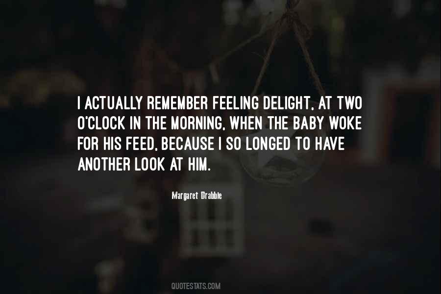 Baby Feeling Quotes #421889