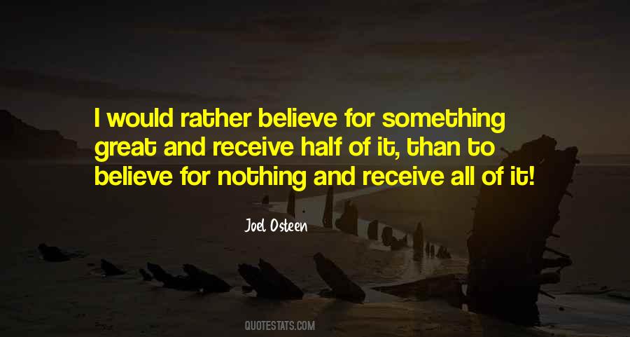 Something Great Quotes #1264803