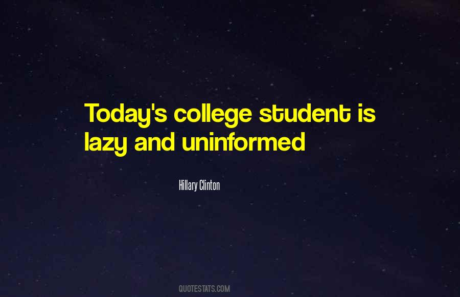 Lazy College Student Quotes #718110