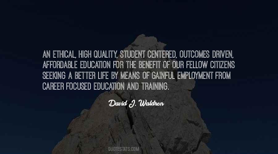 Quotes About Education And Career #1355111