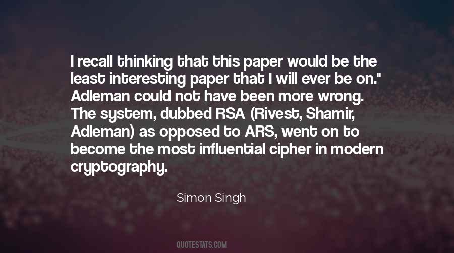 Modern Thinking Quotes #879324
