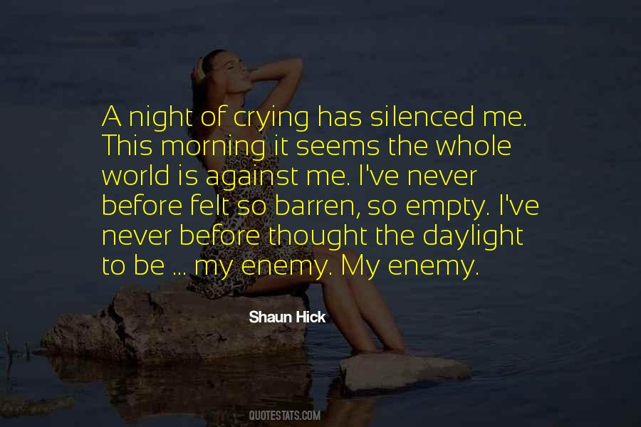 Night Crying Quotes #1062565