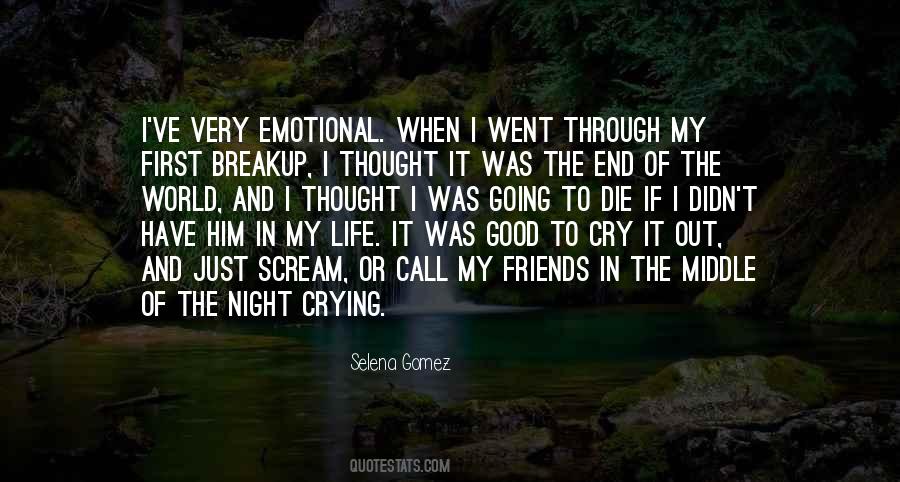 Night Crying Quotes #238392