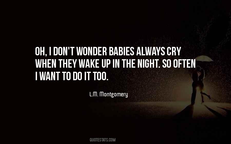 Night Crying Quotes #880770