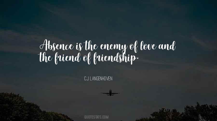 Friendship Enemy Quotes #1796658