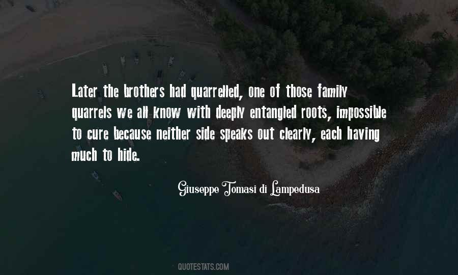 Family Quarrel Quotes #255953