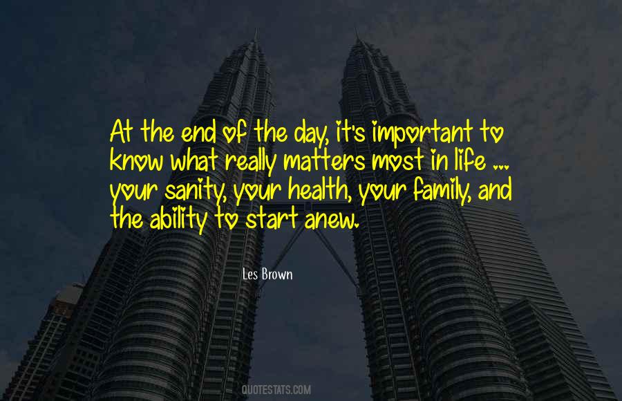 Family Really Matters Quotes #208743