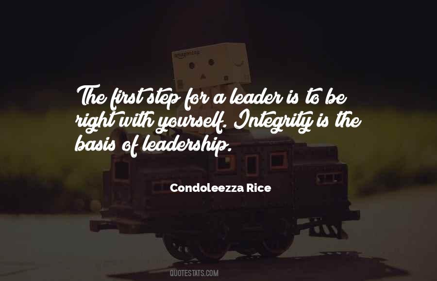 Integrity Leadership Quotes #39976