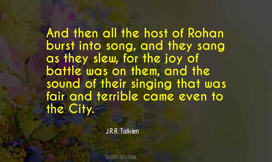 Quotes About The Joy Of Singing #228360
