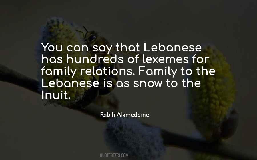 Family Relations Quotes #1372180