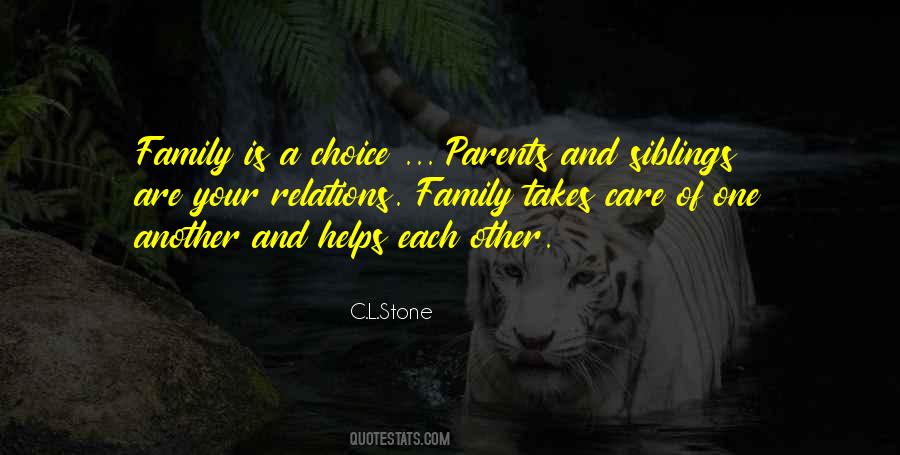 Family Relations Quotes #767515