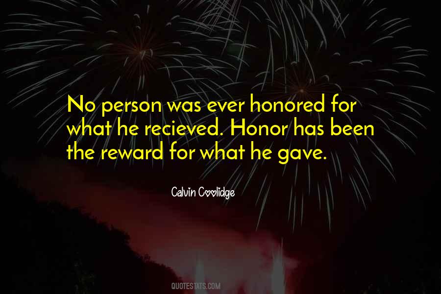 The Reward Quotes #1333453