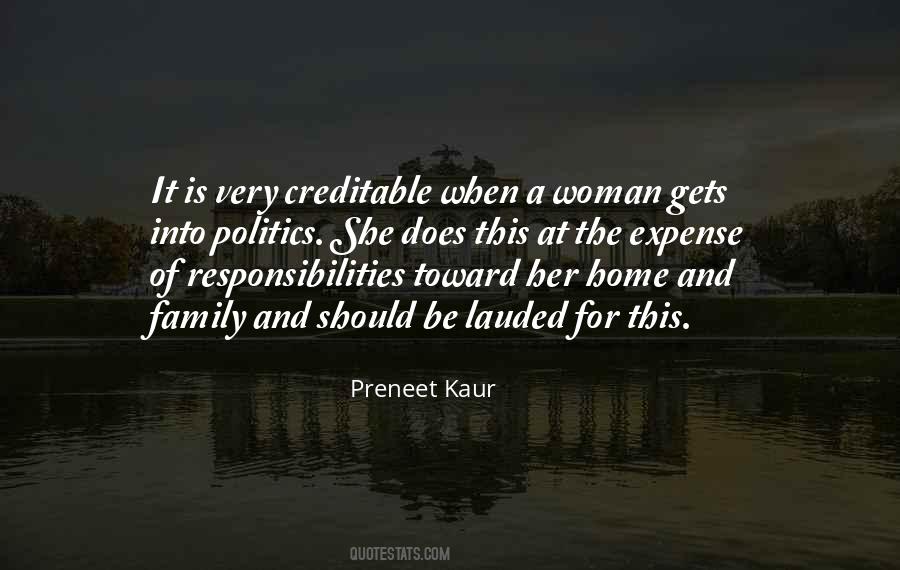 Family Responsibilities Quotes #180185