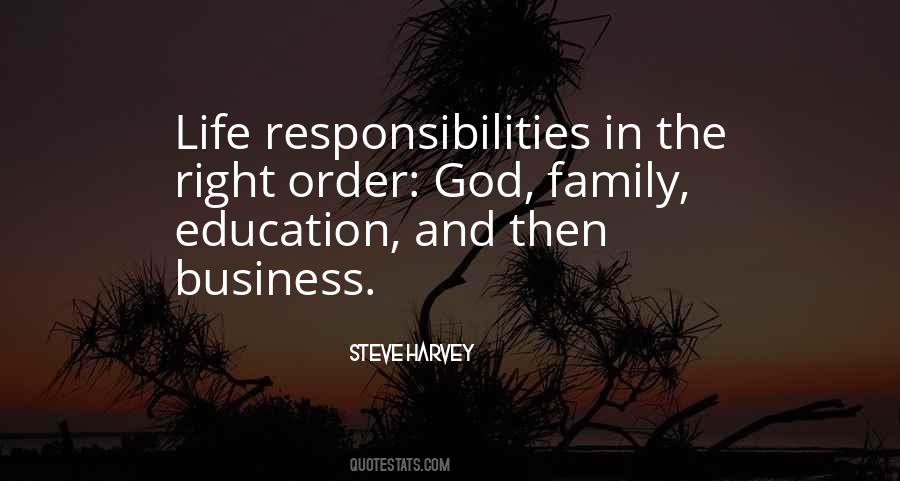 Family Responsibilities Quotes #1835605