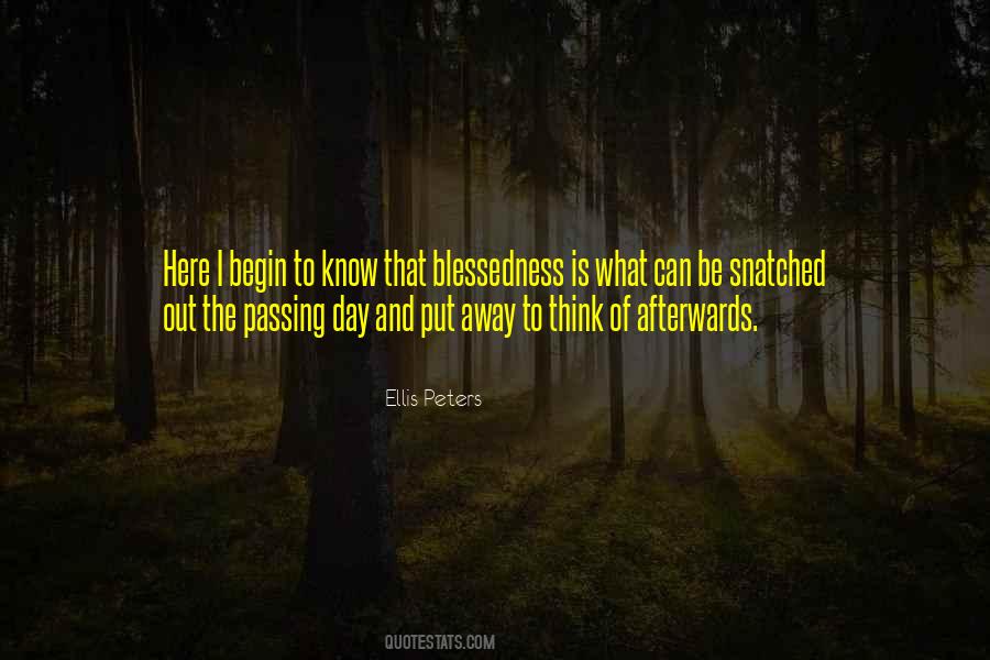 Each Passing Day Quotes #499661