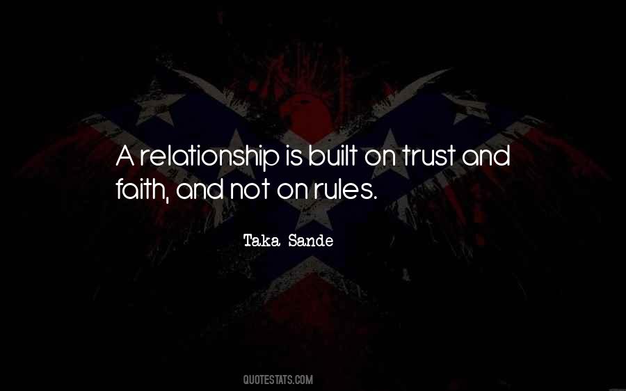 Trust And Relationship Quotes #171358