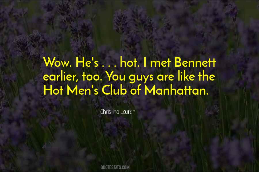 Quotes About Hot Men #1347051