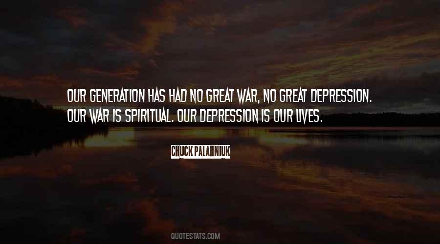 Depression Is Quotes #1081146