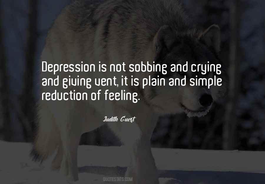 Depression Is Quotes #1105048