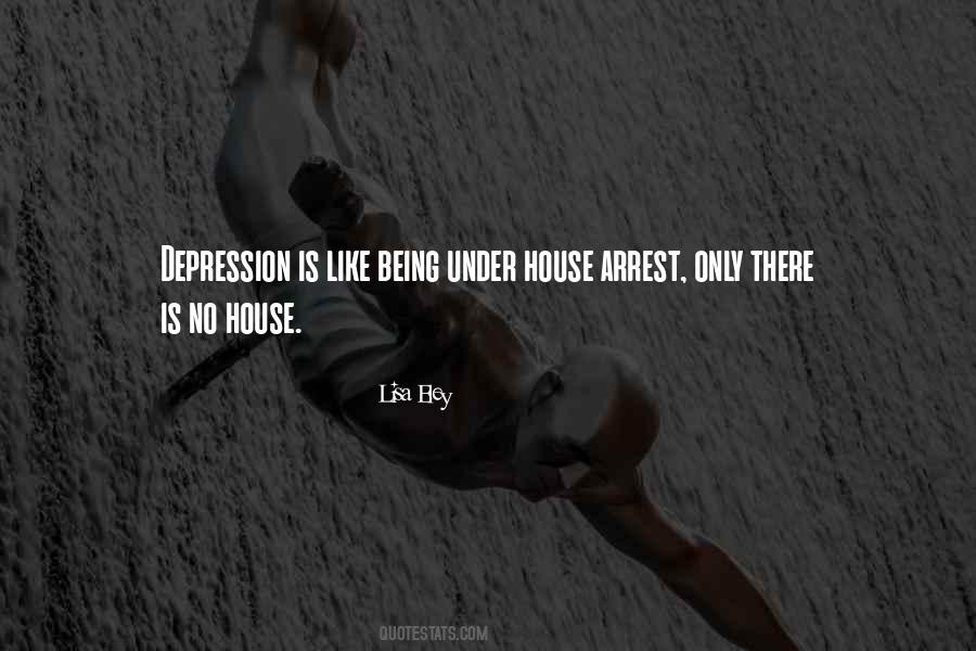 Depression Is Quotes #1191194