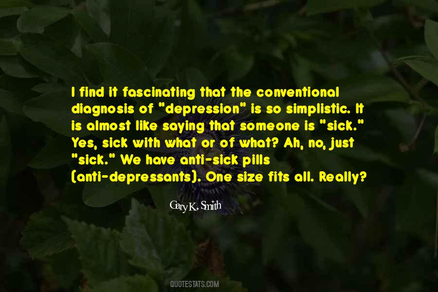 Depression Is Quotes #1266521