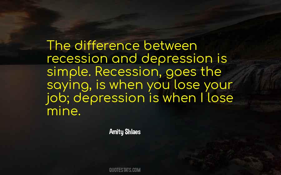 Depression Is Quotes #1679853
