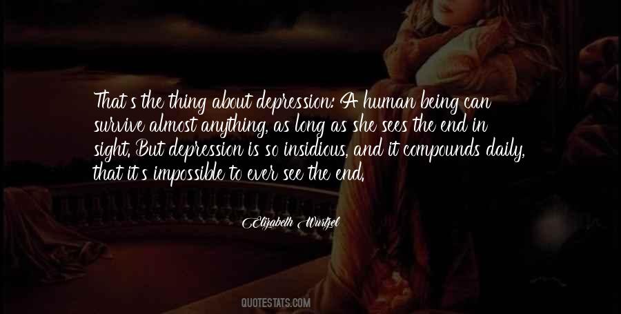 Depression Is Quotes #1807272