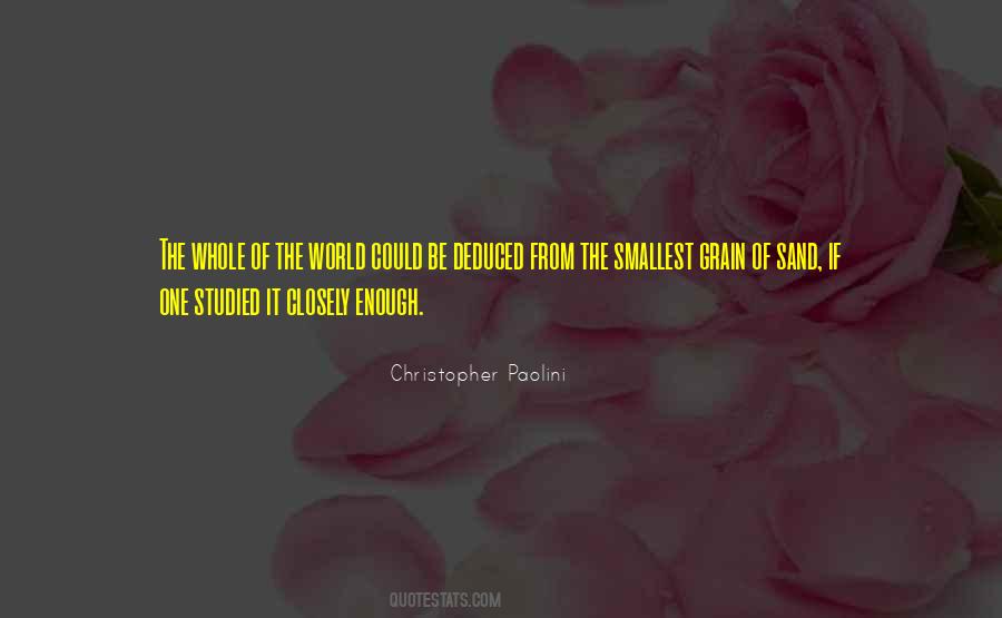 World In A Grain Of Sand Quotes #1123444