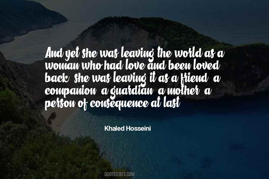 Quotes About Consequence Of Love #1769793