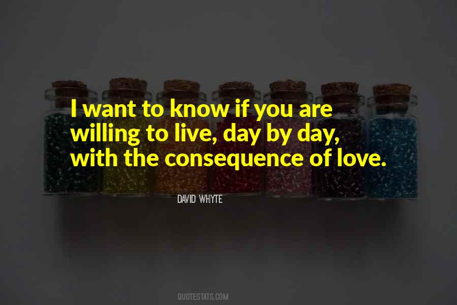 Quotes About Consequence Of Love #559966