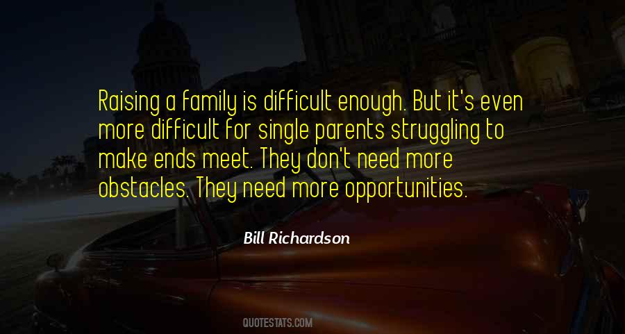 Family Struggling Quotes #1313170